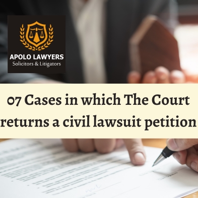 07 Cases in which The Court returns a civil lawsuit petition