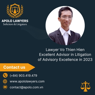 Lawyer Vo Thien Hien obtains Certificate from Advisory Excellence