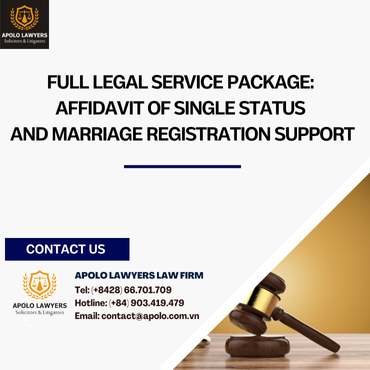 Full Legal Service Package: Affidavit of Single Status + Marriage Registration Support