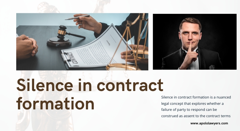 Discussing silence in contract formation